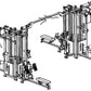 Primal Performance Series 8-Station Multi-Stack Gym